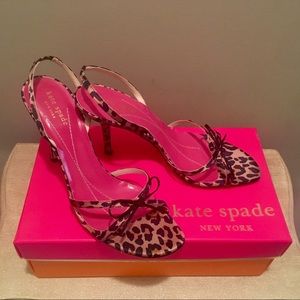 Kate Spade Lyla Satin Heels Size 9